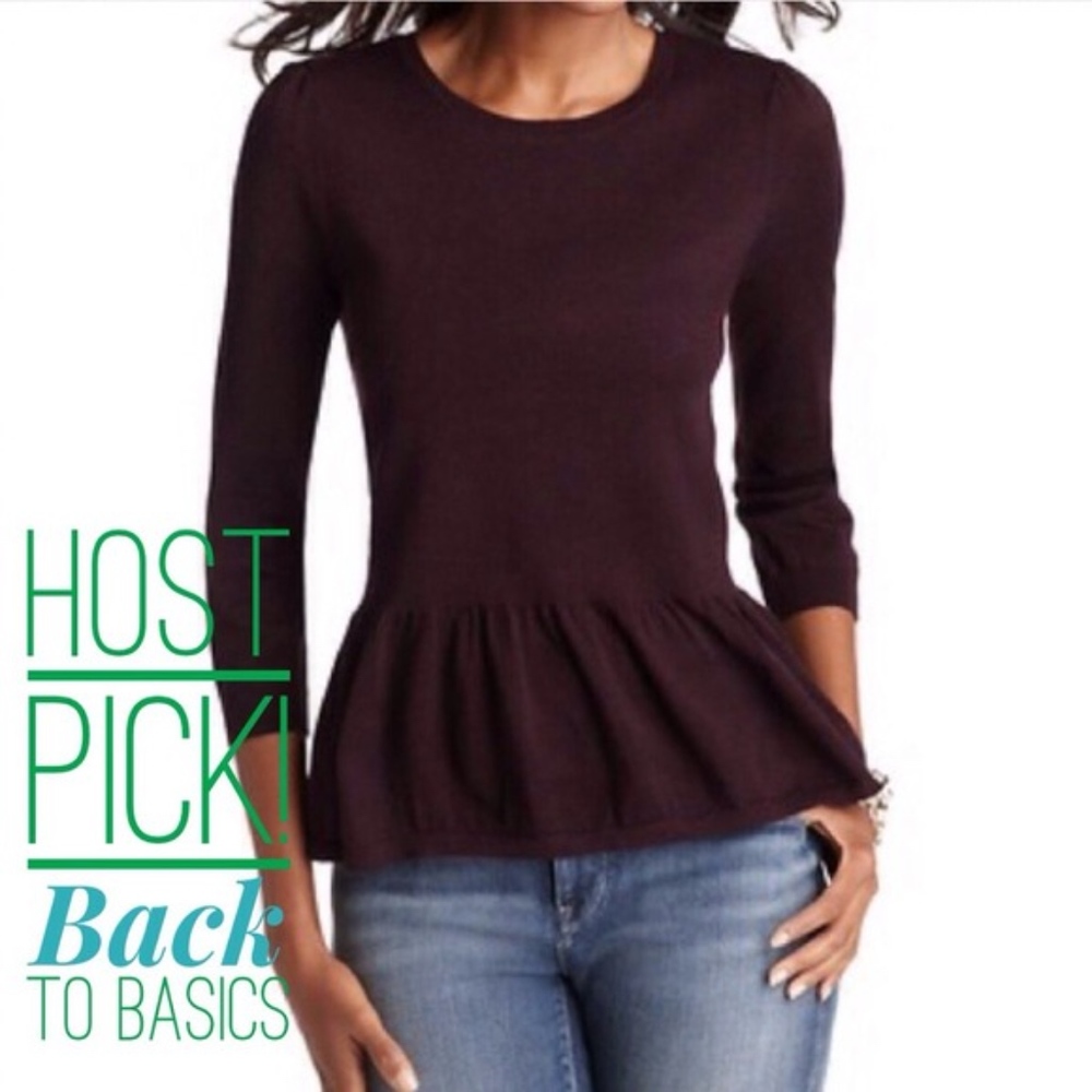 Loft Peplum Sweater